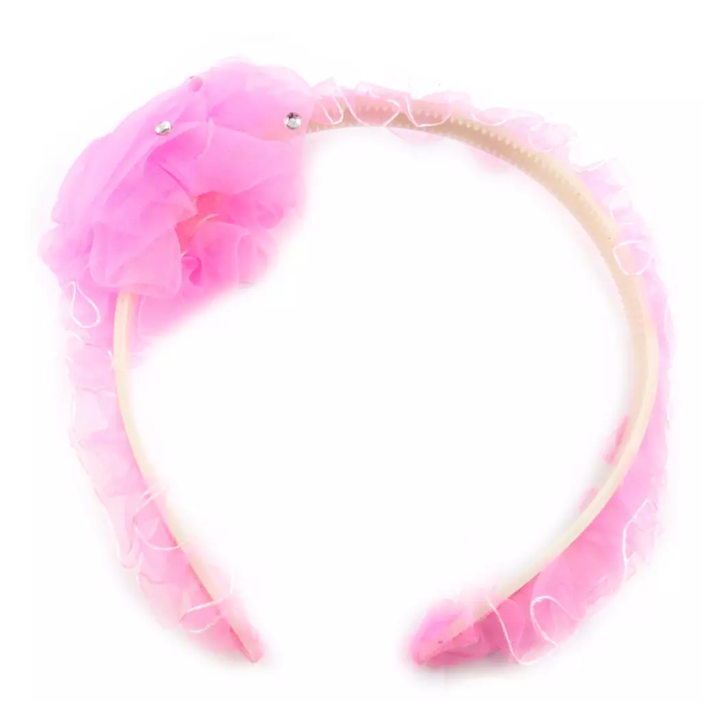 Les Trésors De Lily Serre Tête Enfant 'Scarlett' Rose 7 Cm [L6398]