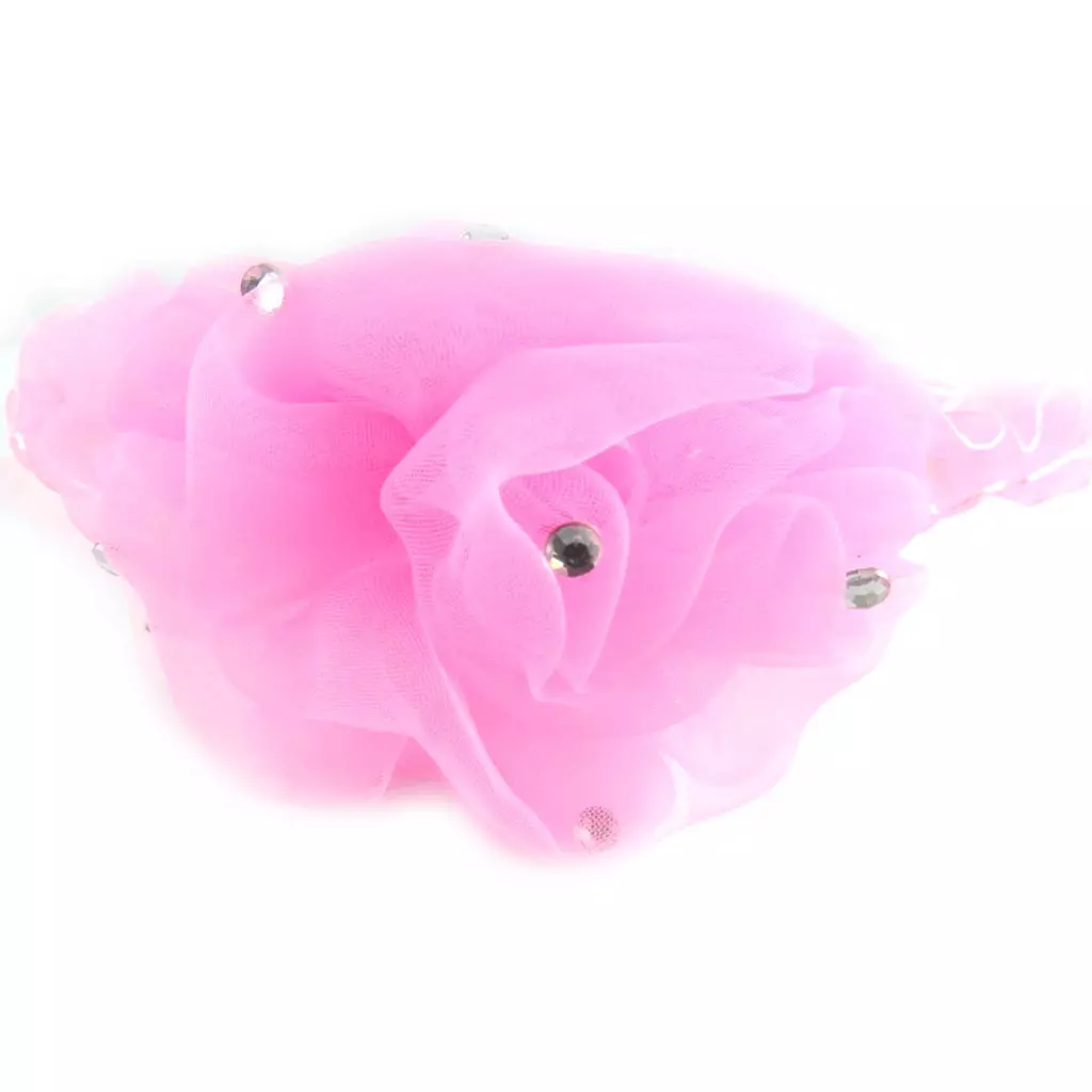Les Trésors De Lily Serre Tête Enfant 'Scarlett' Rose 7 Cm [L6398]