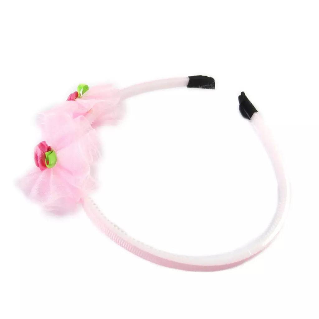 Les Trésors De Lily Serre Tête Enfant 'Scarlett' Rose Pâle 80x25 Mm [N7288]