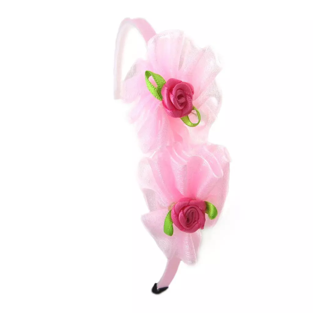 Les Trésors De Lily Serre Tête Enfant 'Scarlett' Rose Pâle 80x25 Mm [N7288]