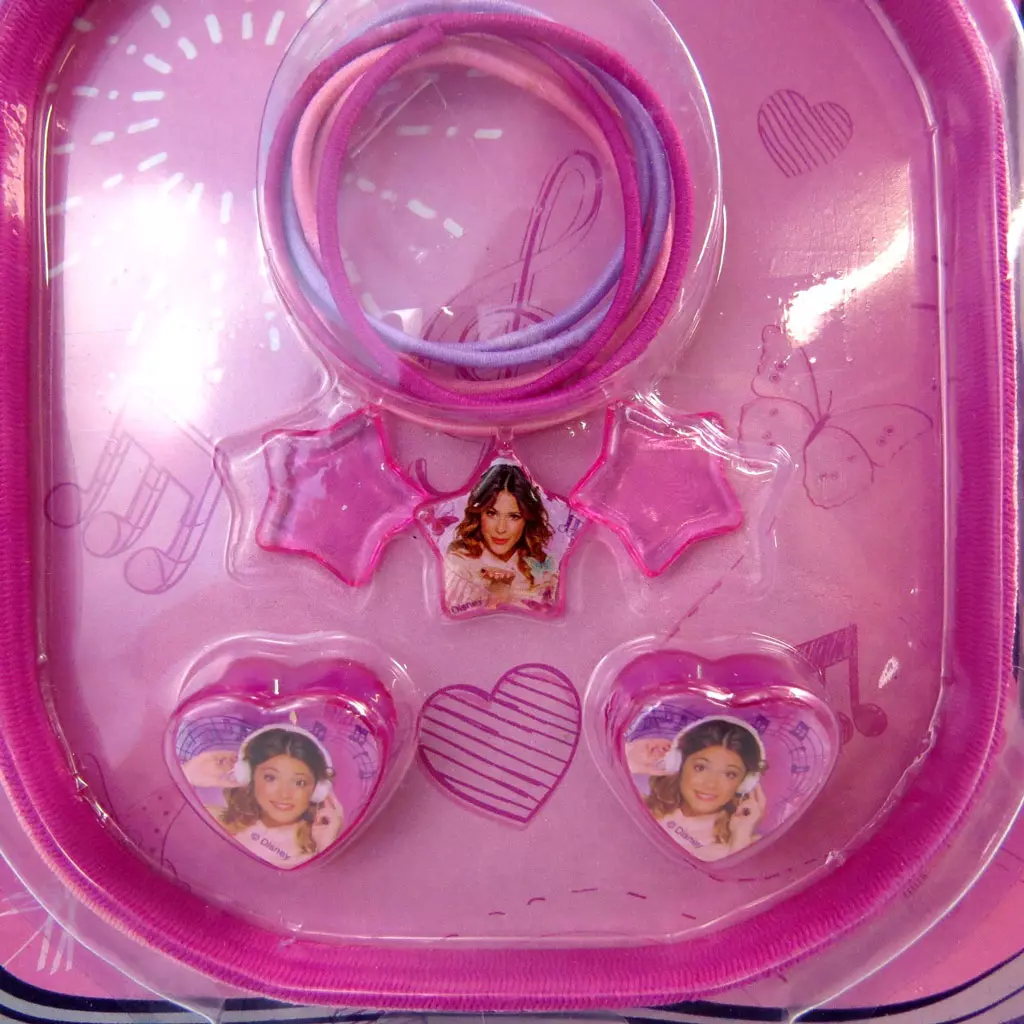 Les Trésors De Lily Set Accessoires Cheveux 'Violetta' Rose (10 Pièces) [M1658]