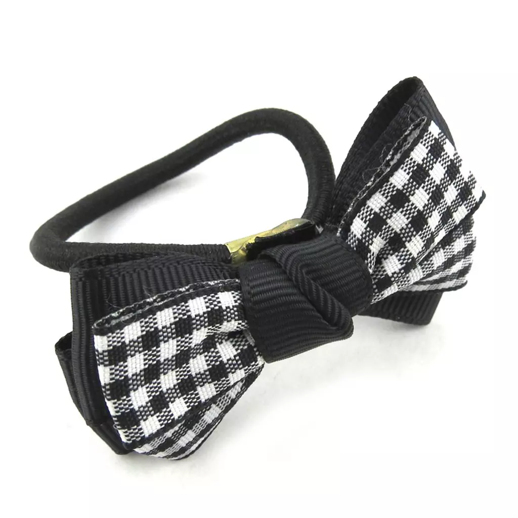 Les Trésors De Lily Set Coiffure Enfant 'Scarlett' Noir Blanc 5 Pièces [N0969]