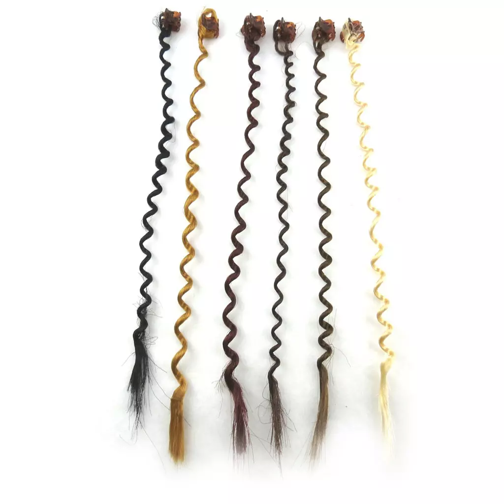 Les Trésors De Lily Set De 6 Mèches 'Cheveux' Marron [N1004]