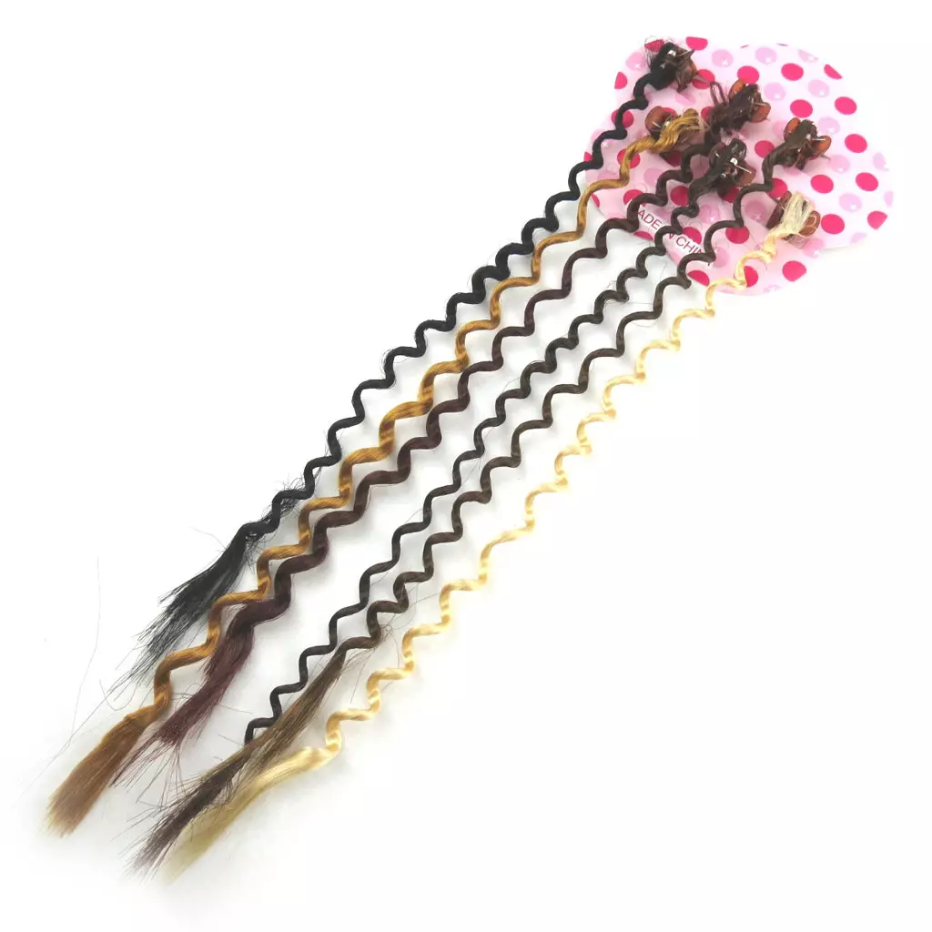 Les Trésors De Lily Set De 6 Mèches 'Cheveux' Marron [N1004]