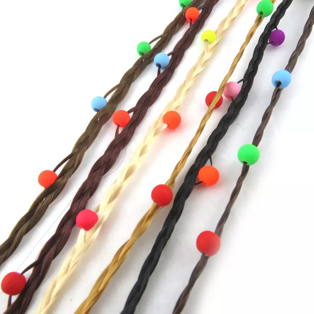 Les Trésors De Lily Set De 6 Mèches 'Cheveux' Marron [N1006]