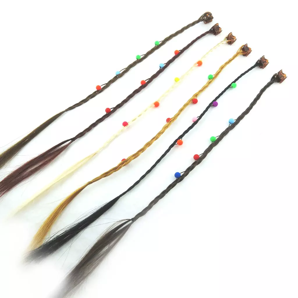 Les Trésors De Lily Set De 6 Mèches 'Cheveux' Marron [N1006]