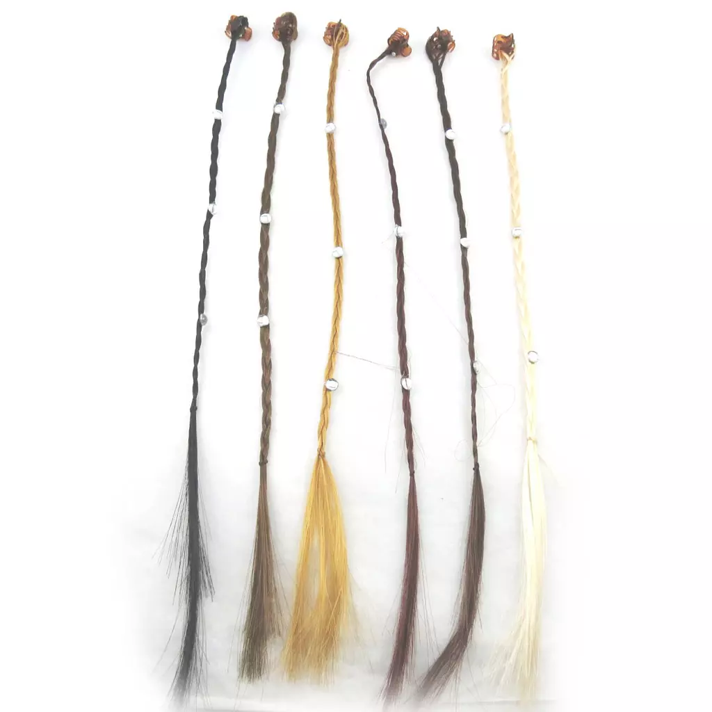 Les Trésors De Lily Set De 6 Mèches 'Cheveux' Marron [N1008]