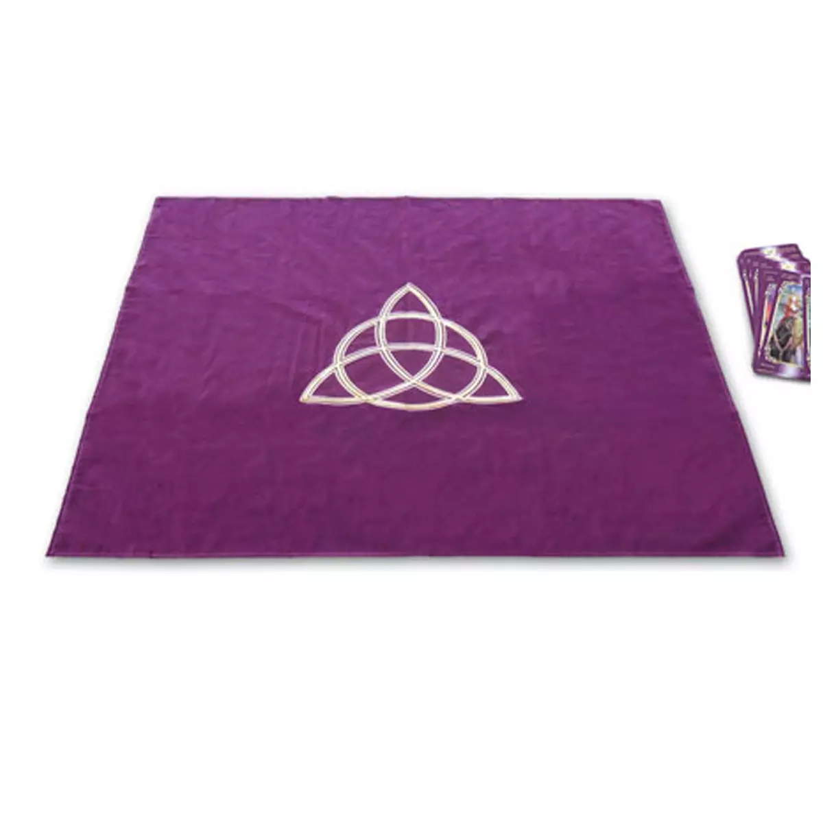 les trésors de lily Tapis velours 'Wicca' violet 80x80 cm [A1474]