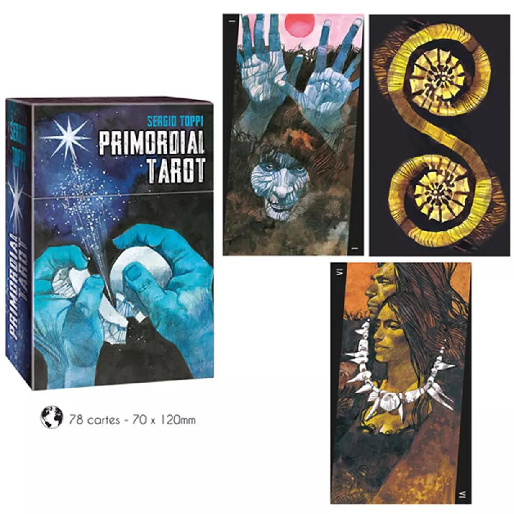 les trésors de lily Tarot collector 'Primordial Tarot' bleu 125x8x5 cm [A2125]