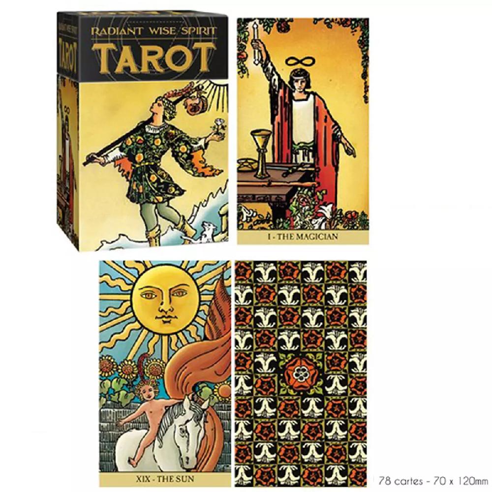 les trésors de lily Tarot collector 'Radiant Wise Spirit' jaune noir 125x8x5 cm [A0996]