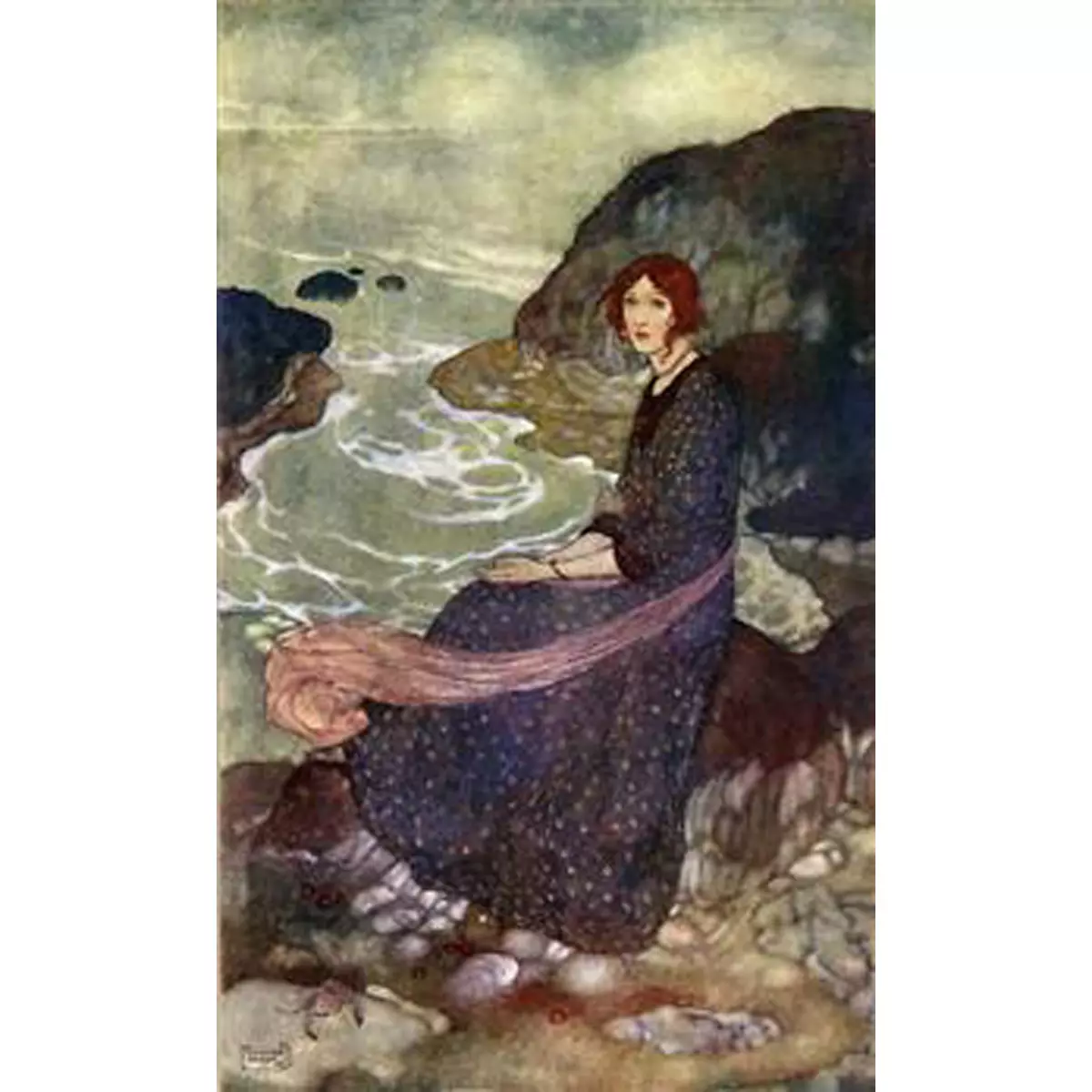 Les Trésors De Lily Tarot Créateur 'Edmund Dulac' Bleu 12x7x3 Cm [R2808]