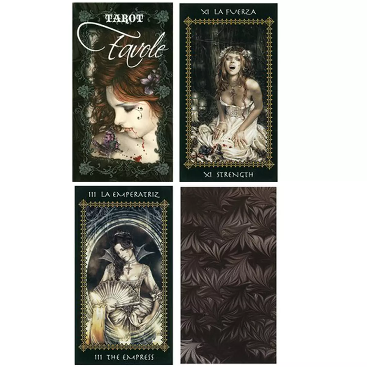 les trésors de lily Tarot Créateur 'Favole' noir gris 115x6x3 cm [A0944]