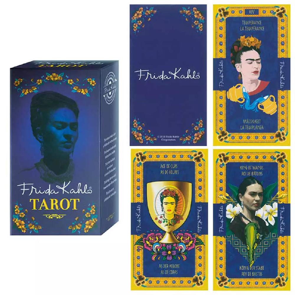 les trésors de lily Tarot Créateur 'Frida Kahlo' bleu 115x6x3 cm [R2810]