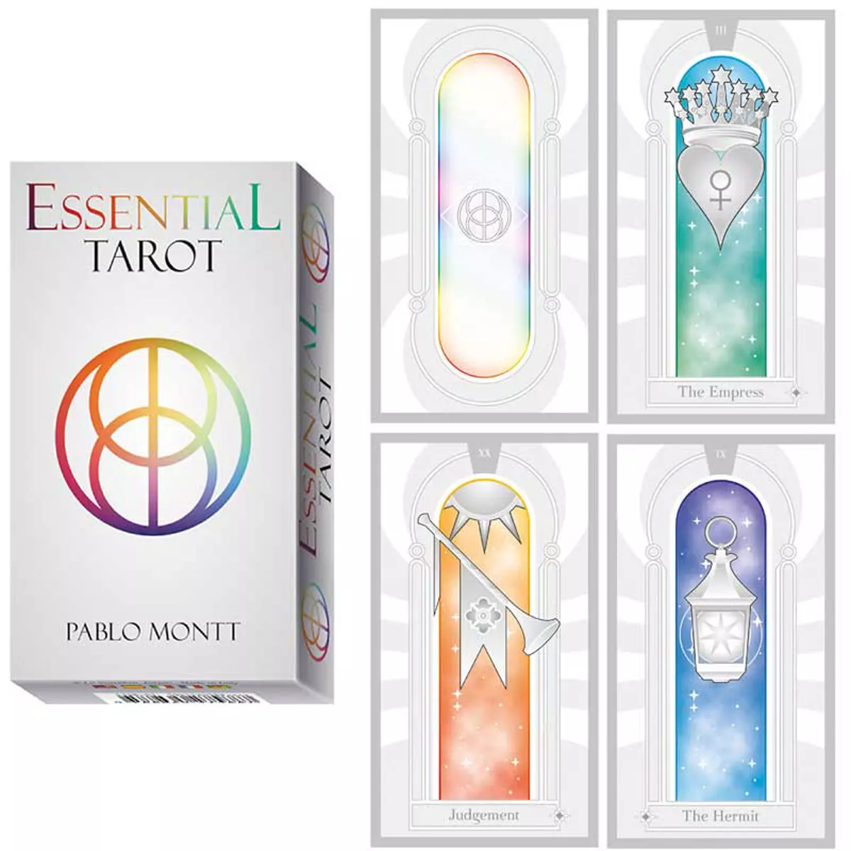 les trésors de lily Tarot Créateur 'Pablo Montt' blanc 12x7x3 cm [A0202]