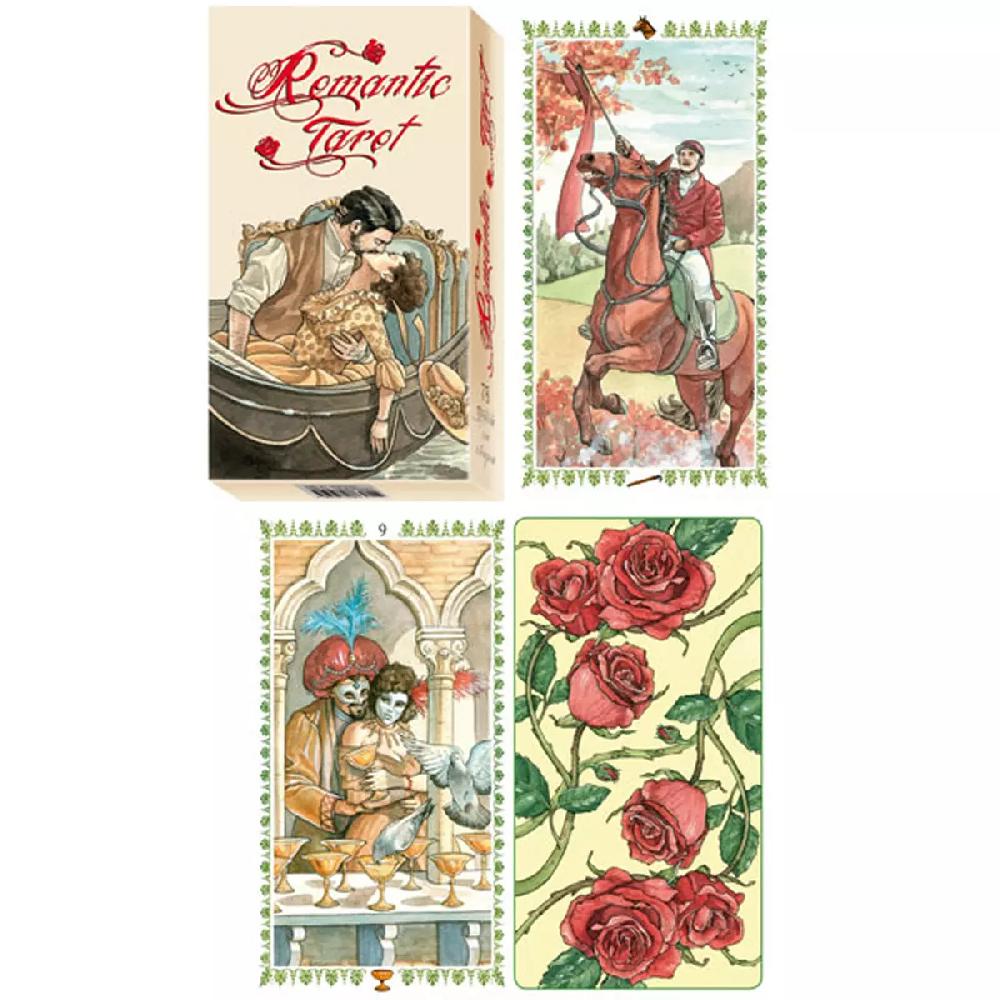 les trésors de lily Tarot Créateur 'Romantic Tarot' beige 12x7x3 cm [A1287]
