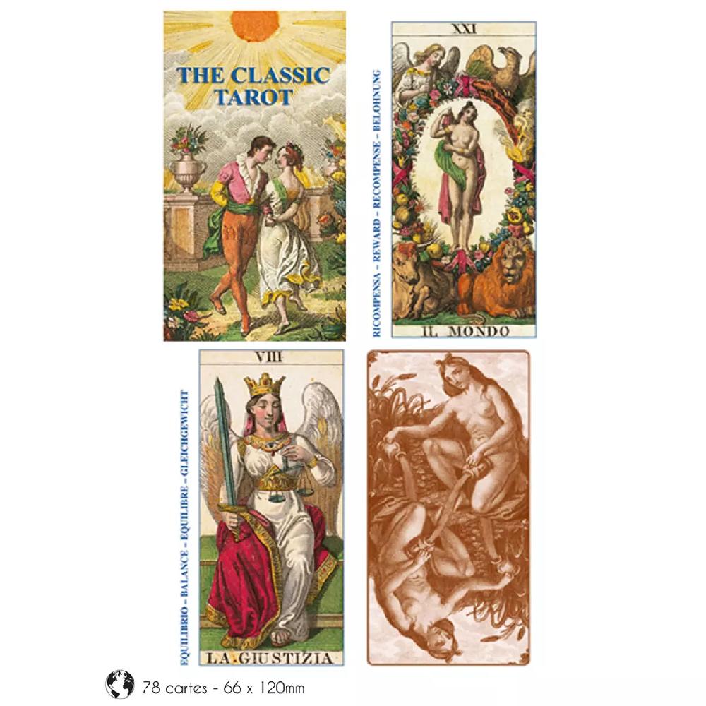 les trésors de lily Tarot Créateur 'Tarot Classique 12x7x3 cm [A1332]