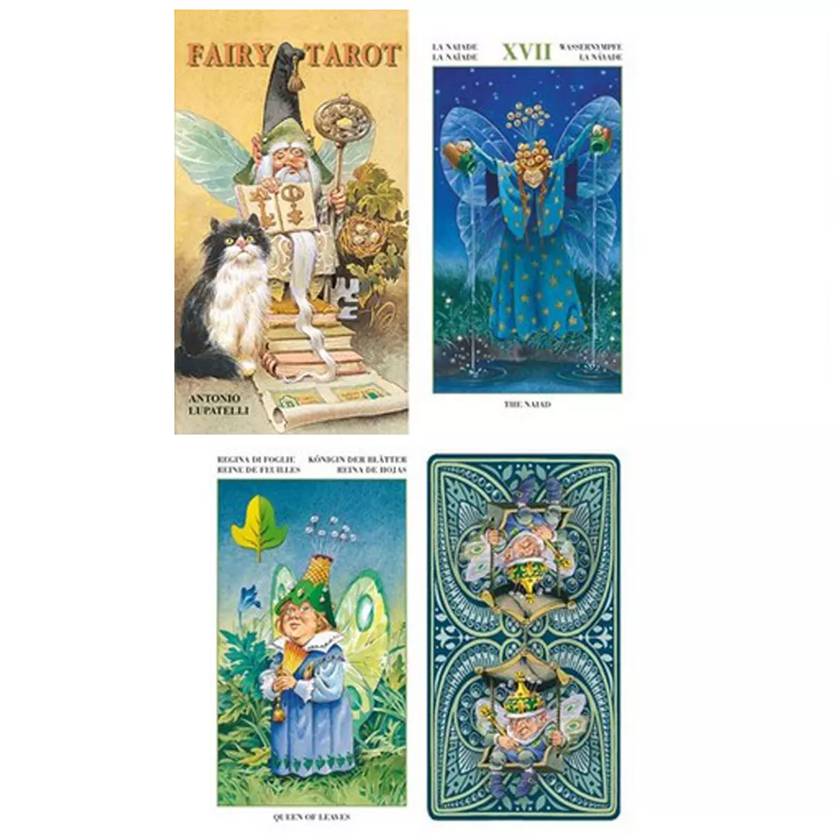 les trésors de lily Tarot Créateur 'Tarot des Lutins' the Fairy 12x7x3 cm [A0950]