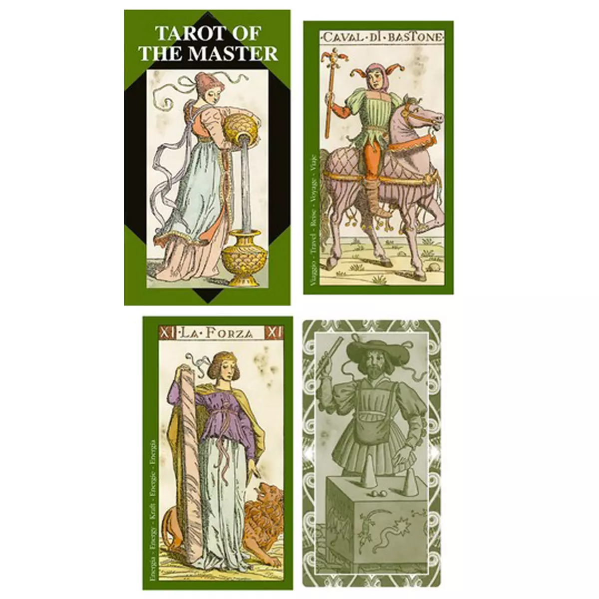 les trésors de lily Tarot Créateur 'Tarot du Maître' 12x7x3 cm [A1329]