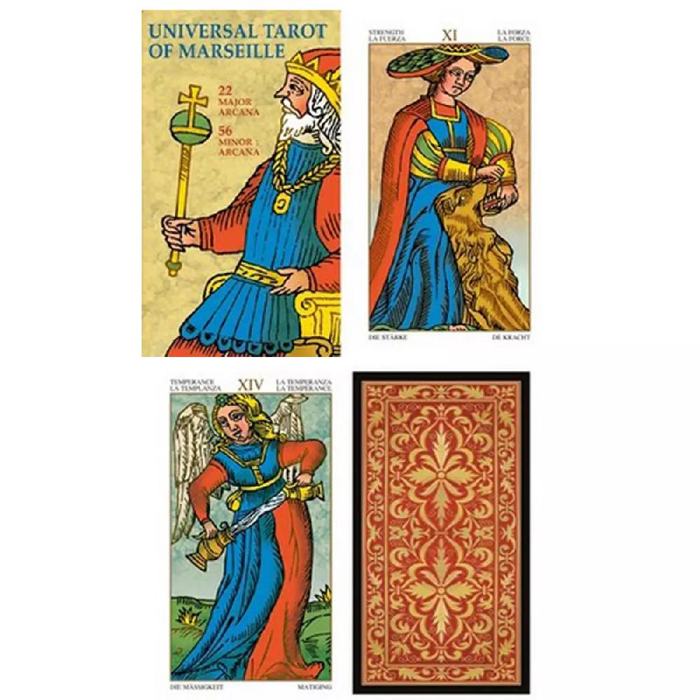 les trésors de lily Tarot Créateur 'Tarot Universel de Marseille' 12x7x3 cm [A1318]