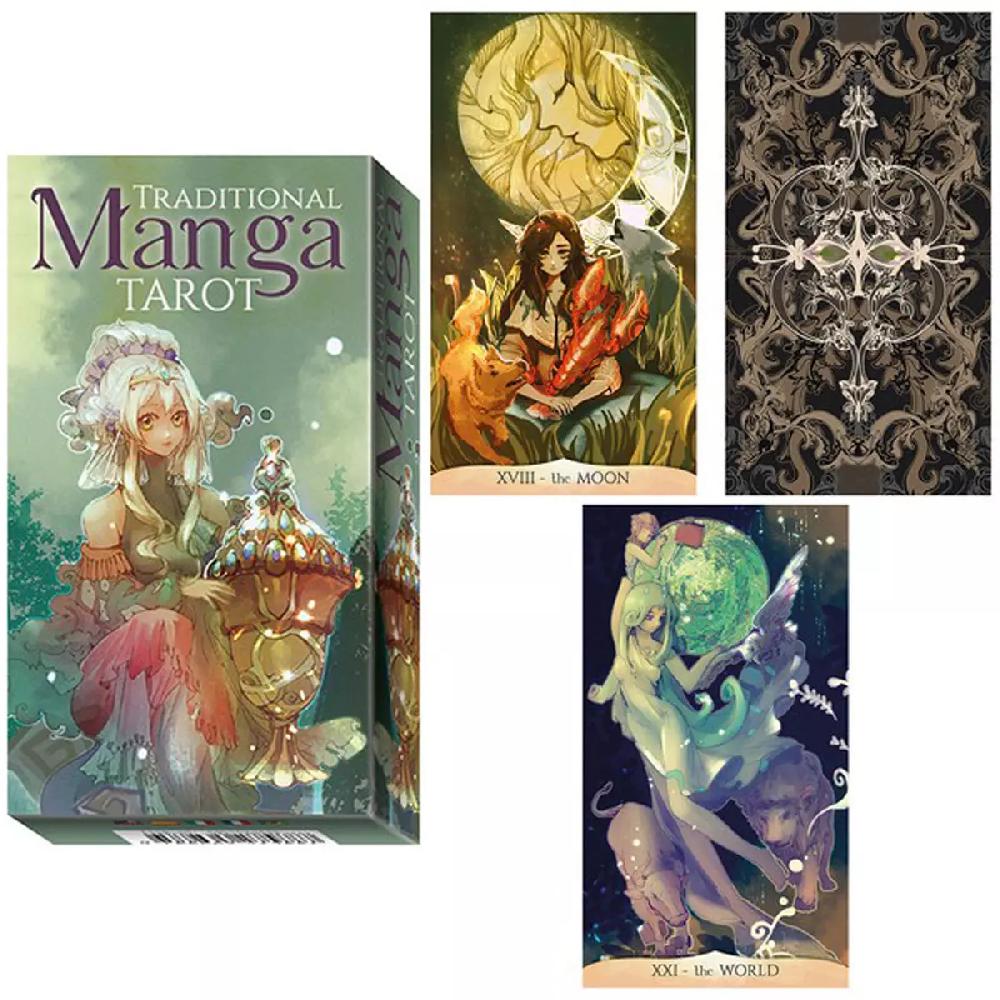 les trésors de lily Tarot Créateur 'Traditional Manga' vert 12x7x3 cm [A1297]