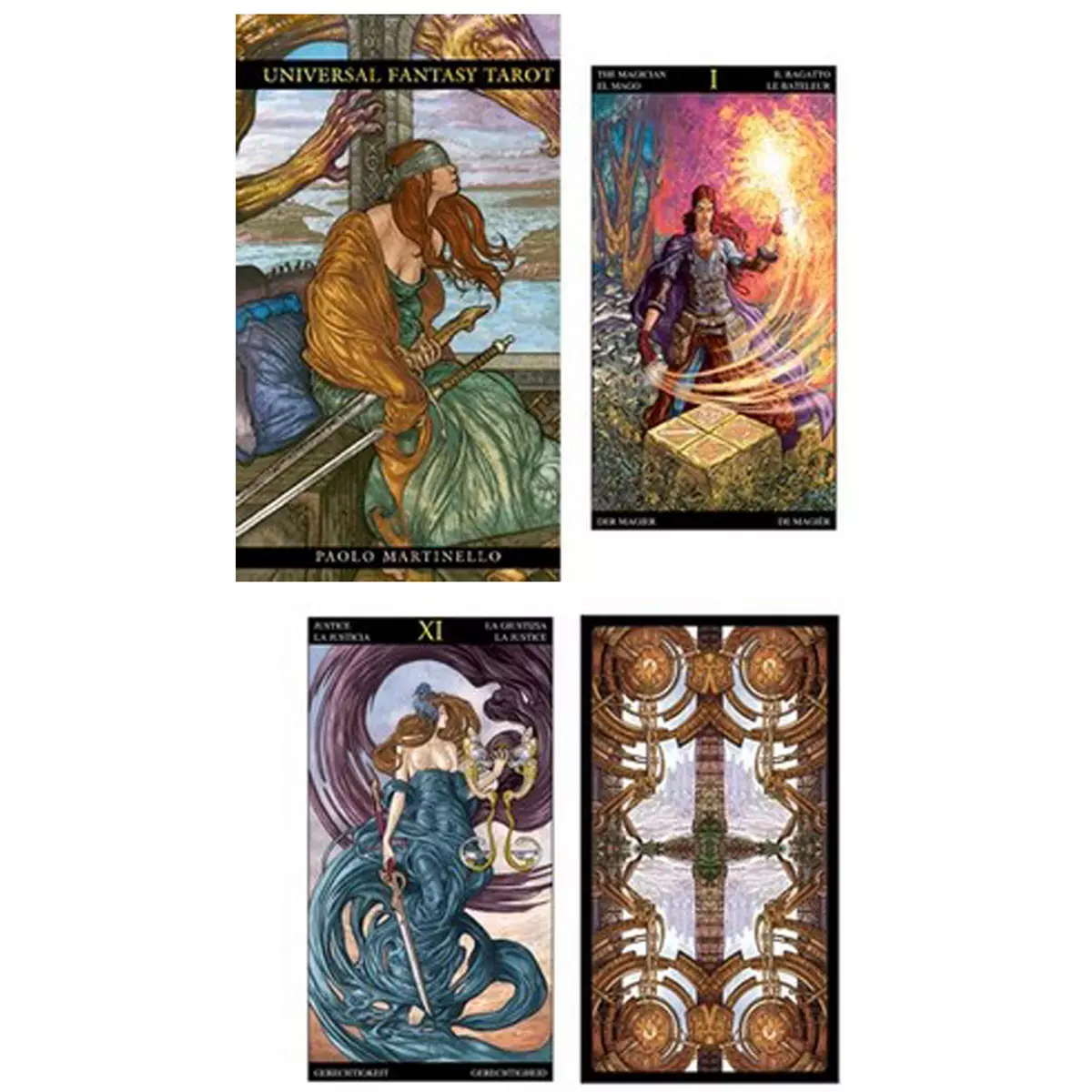 les trésors de lily Tarot Créateur 'Universal Fantasy' 12x7x3 cm [A1212]