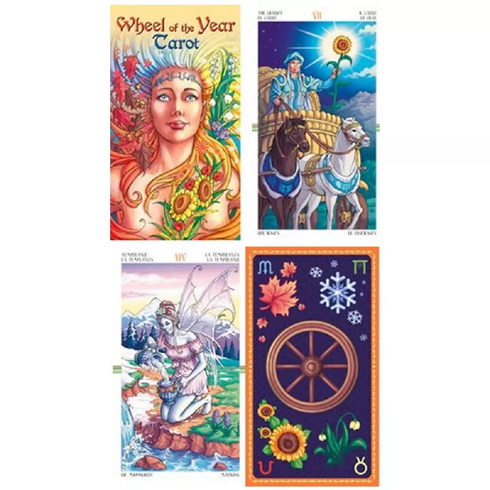 les trésors de lily Tarot Créateur 'Wheel of the Year' multicolore 12x7x3 cm [A1300]