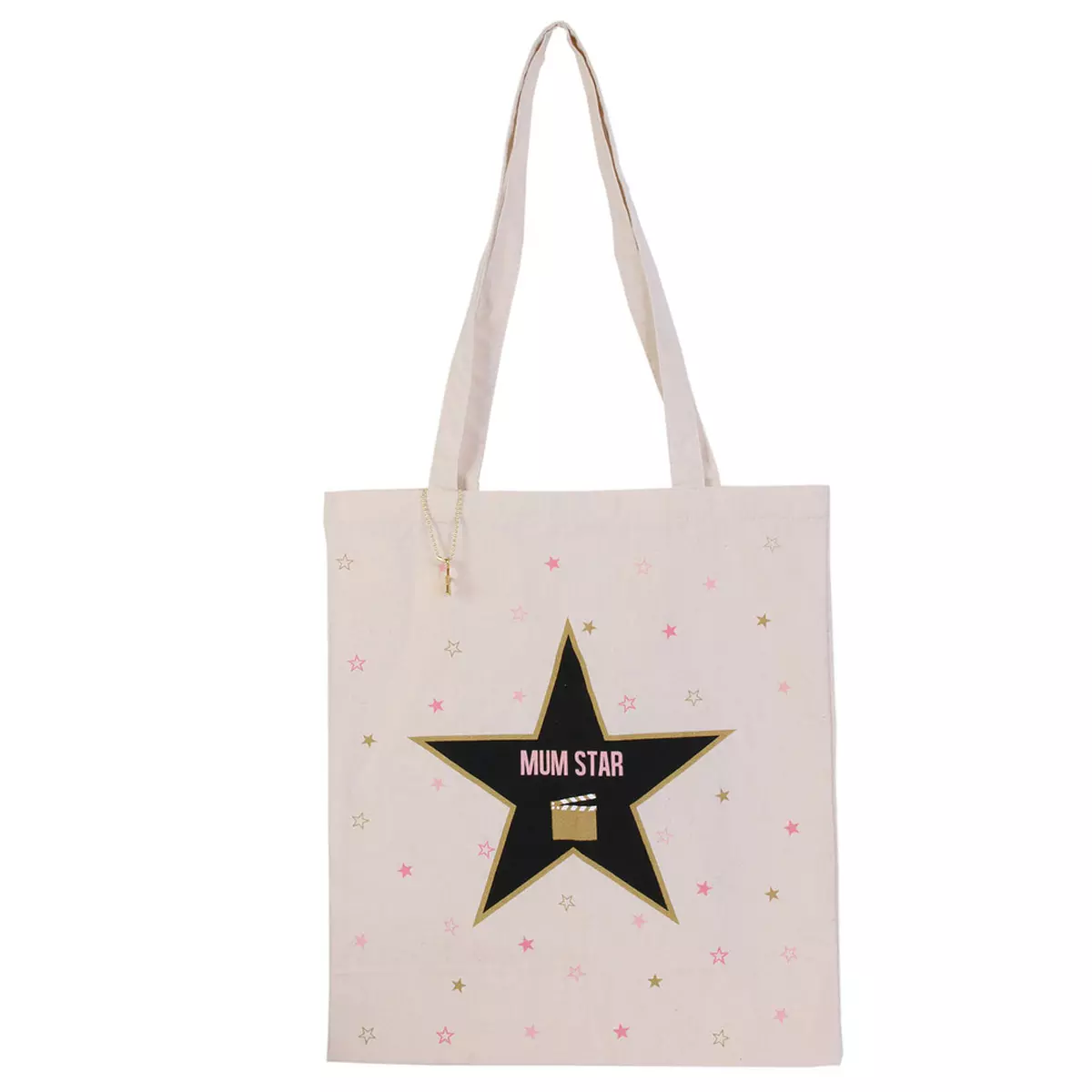 les trésors de lily Tote bag 'Maman' beige (mum star) 42x36 cm [R2525]