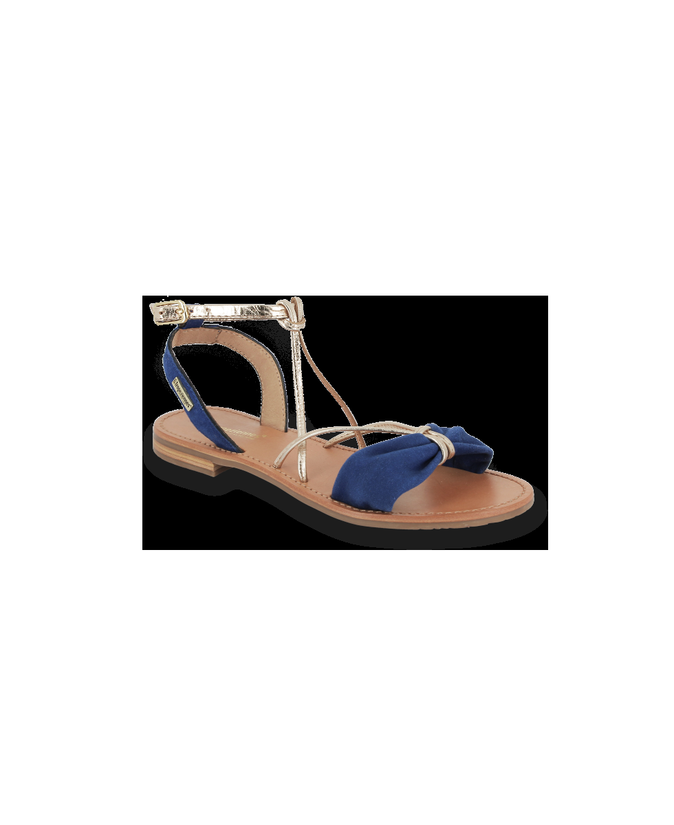 Les Tropeziennes HIROMAK SUEDE Sandales Femme En Cuir Suède