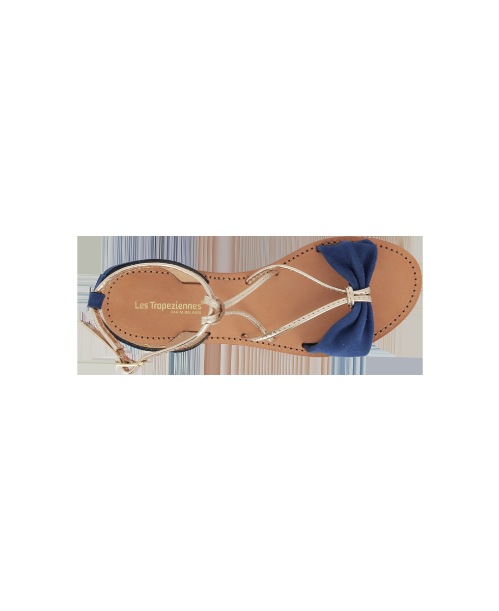 Les Tropeziennes HIROMAK SUEDE Sandales Femme En Cuir Suède
