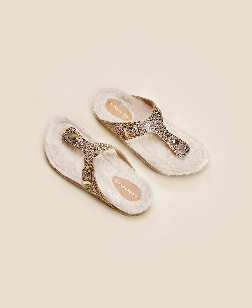 Les Tropeziennes KOKOON Mules Anatomiques Fourrées Femme à Entre Doigts