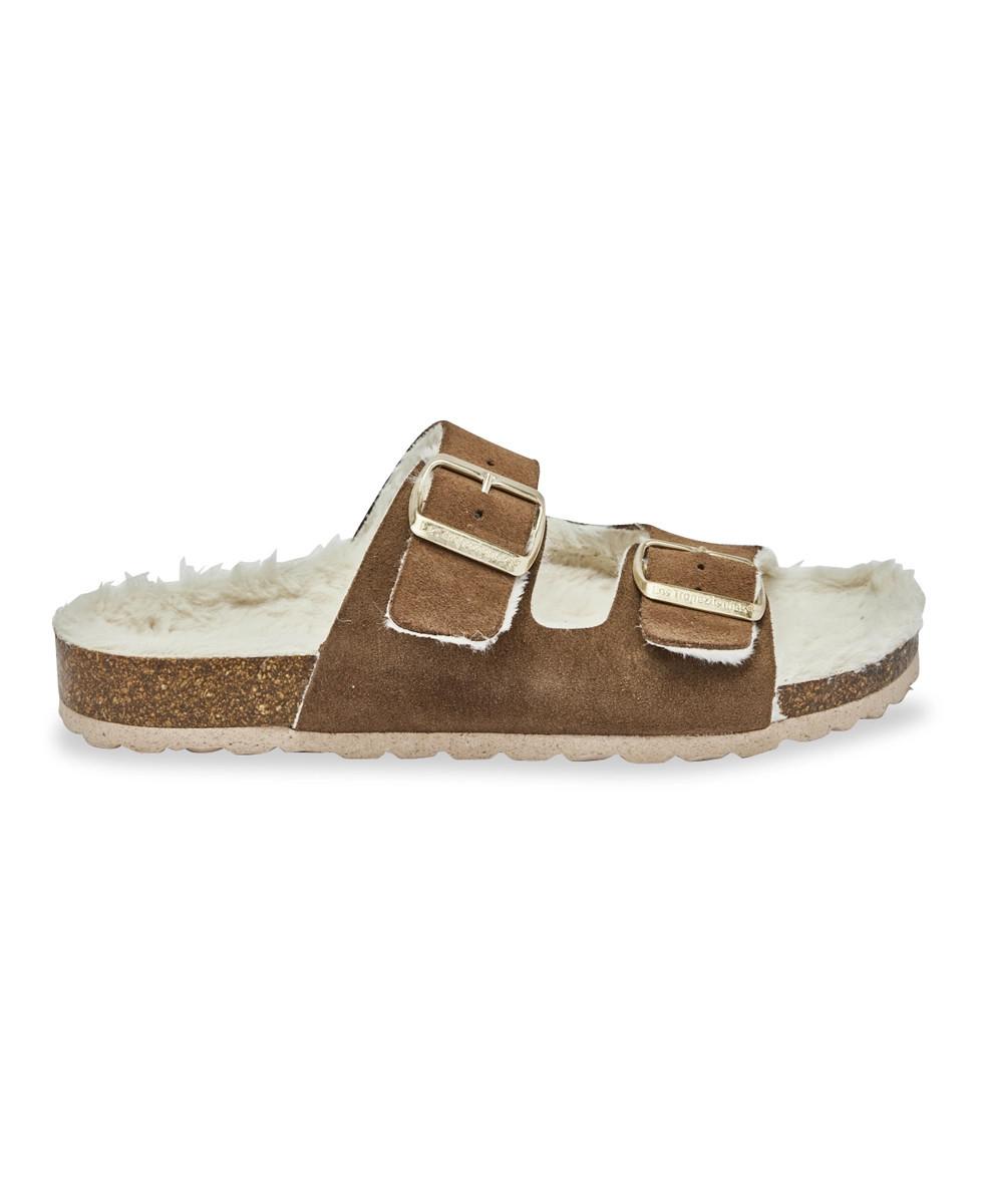 les tropeziennes ZOEY Mules fourrées femme