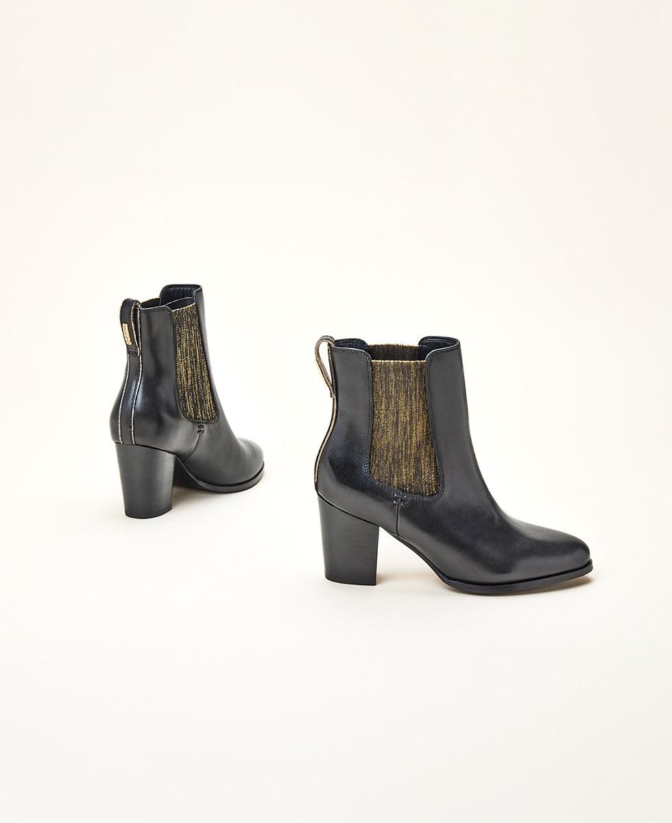 Les Tropeziennes MELUZINE Bottines Chelsea Femme à Talon