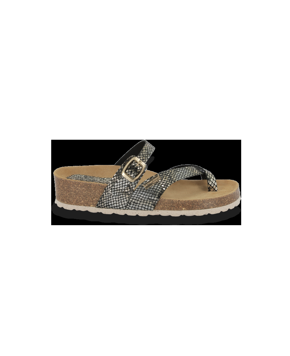 les tropeziennes ZAPOY SNAKE Mules anatomiques femme à entre doigts