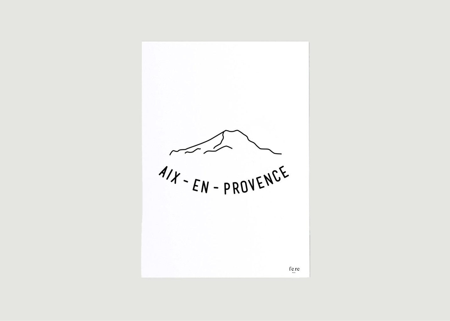 l'exception Affiche France Aix en provence Blanc Fere Paris