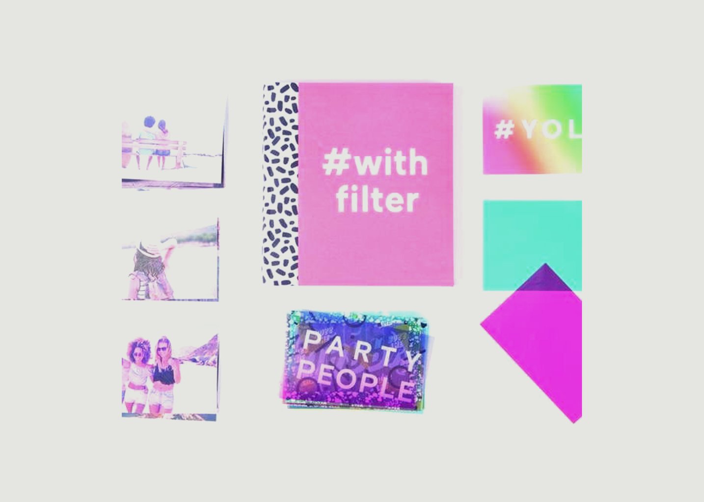 l'exception Album photos With Filter Rose Doiy Design