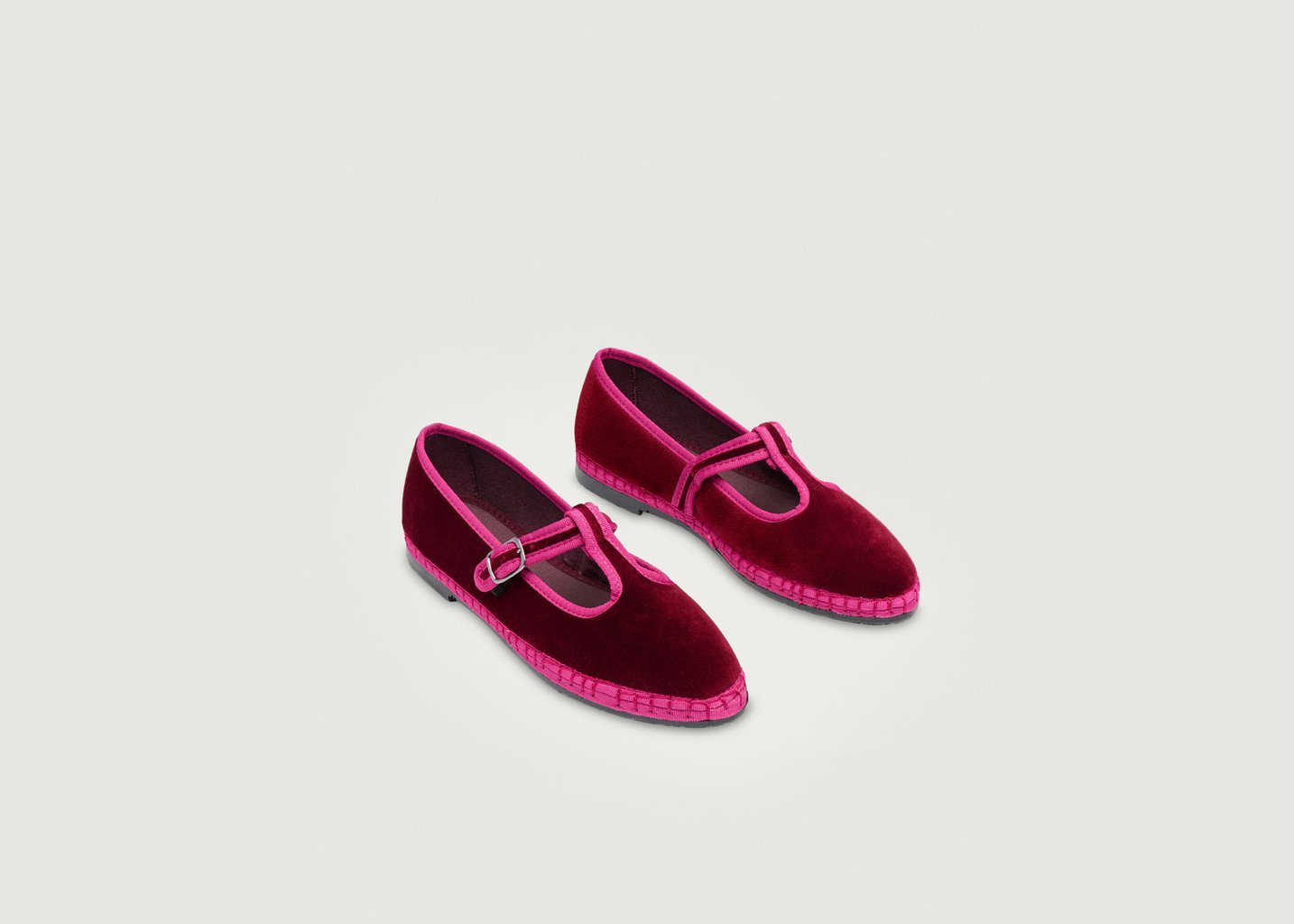 L'exception Babies Lewis Oxford Garnet Fuchsia Flabelus