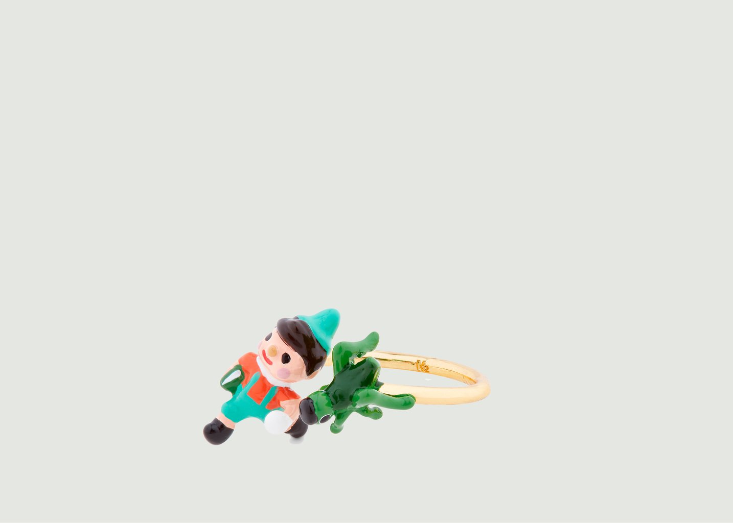 L'exception Bague Ajustable Piccolino Pinocchio Et Cricket Multicolore N2
