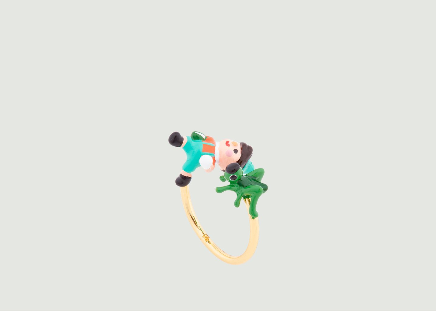 l'exception Bague ajustable Piccolino Pinocchio et Cricket Multicolore N2