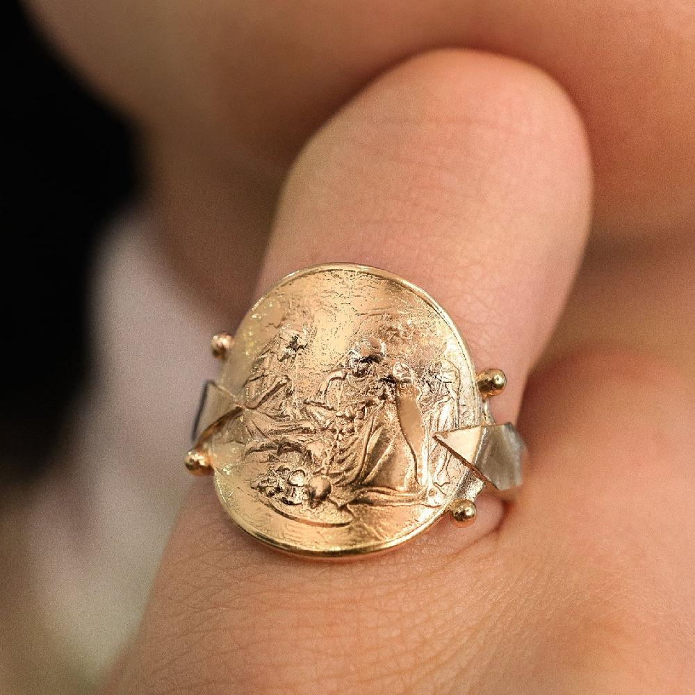 L'exception Bague Amitié Aux Portes De L'Oasis D'Algérie Or Atelier Indépendant