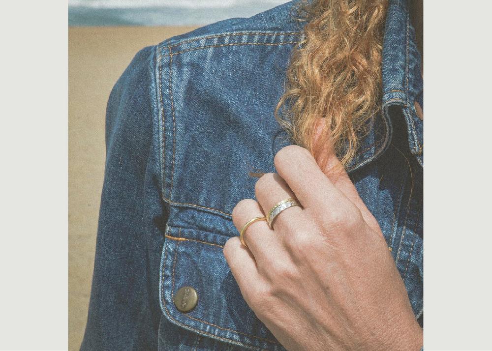 l'exception Bague anneau Apollon 1 Vermeil Maison Vanité