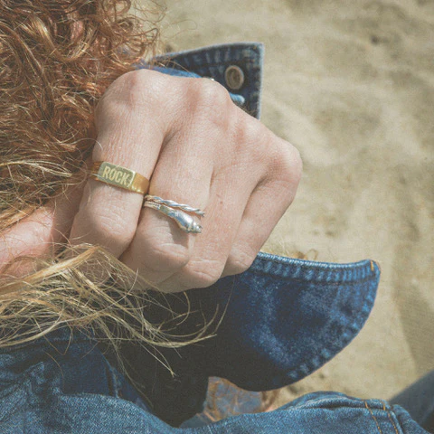 L'exception Bague Anneau Ariane Argent Maison Vanité