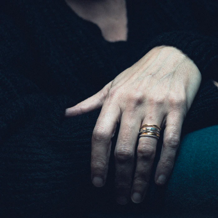 L'exception Bague Anneau Artèmis Vermeil Maison Vanité