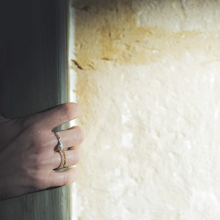 L'exception Bague Anneau Orphée Vermeil Maison Vanité