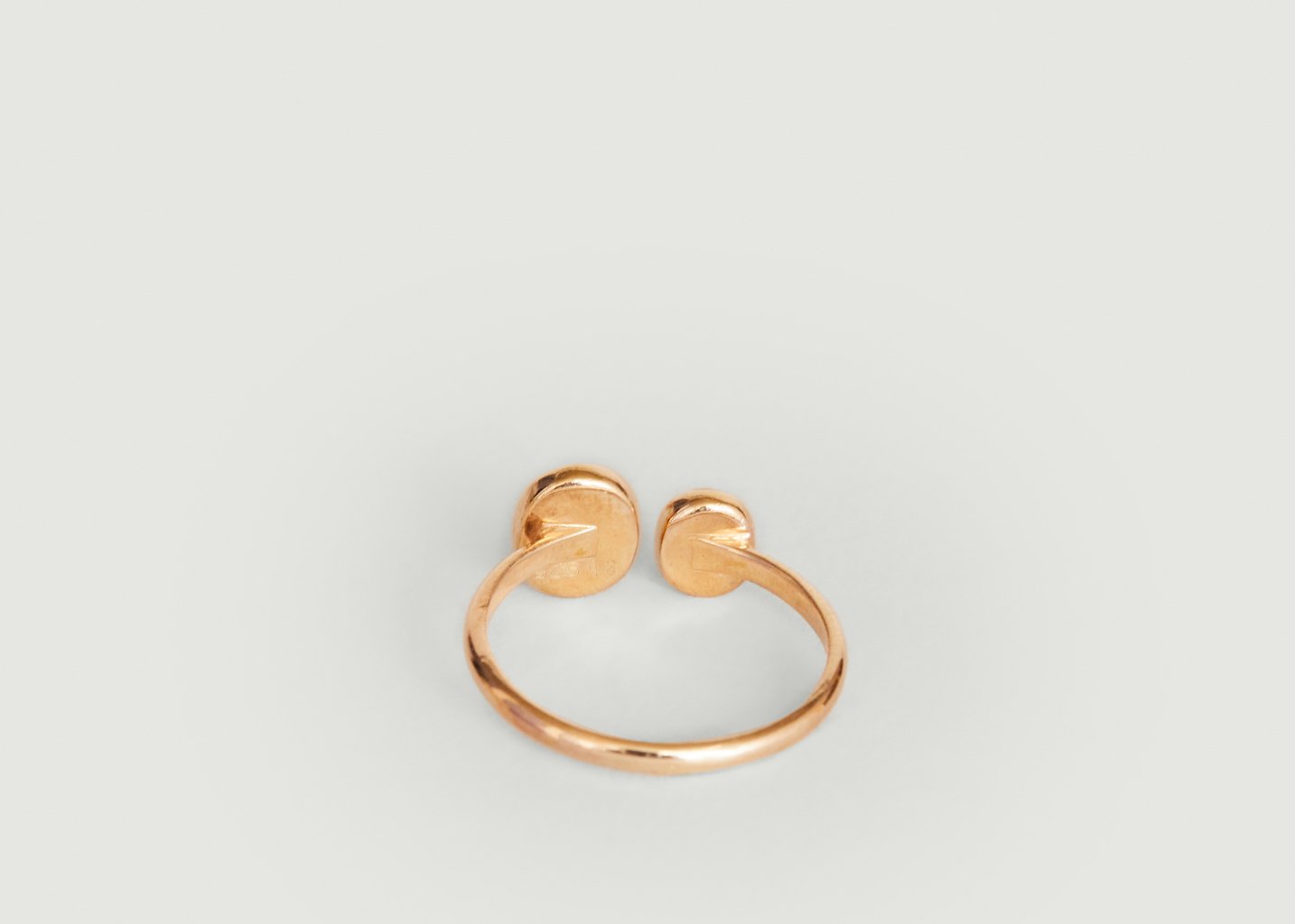 L'exception Bague Avec Quartz Duo Citron Vermeil Gamme Blanche