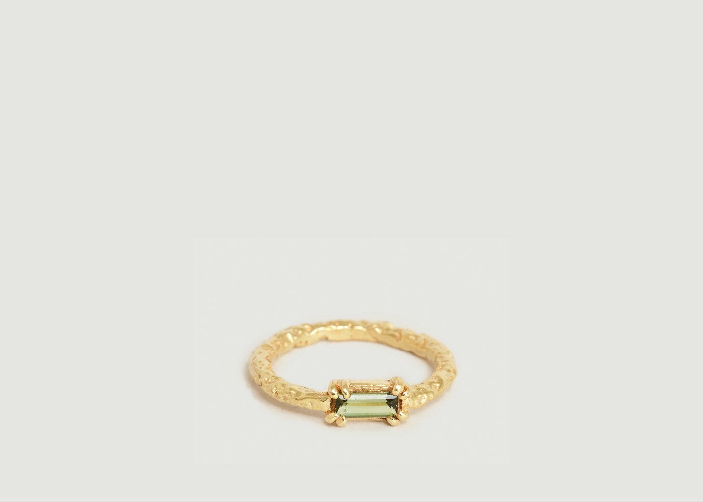 l'exception Bague Baguette Tourmaline Marius Vermeil Monsieur