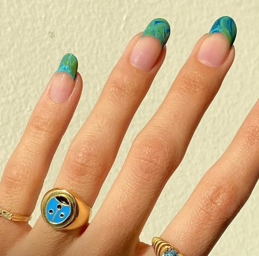 L'exception Bague Coccinelle Bleue Or Or Wilhelmina Garcia