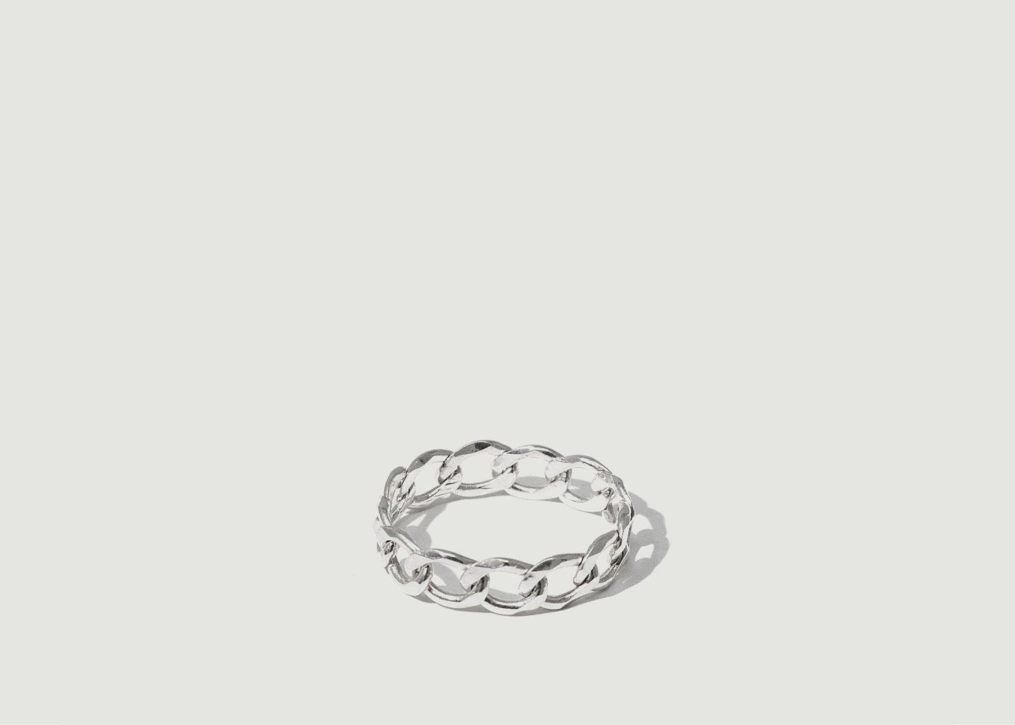 l'exception Bague Collapsible Chain Style A Argent CLED
