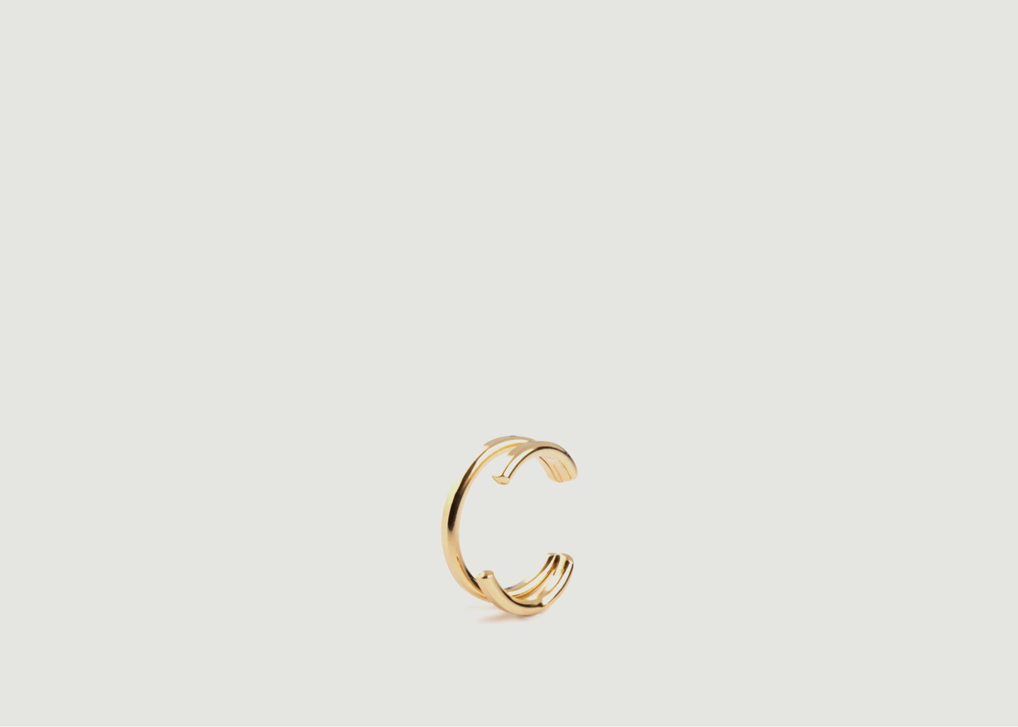 l'exception Bague D'oreille Double Eustache Or April Please