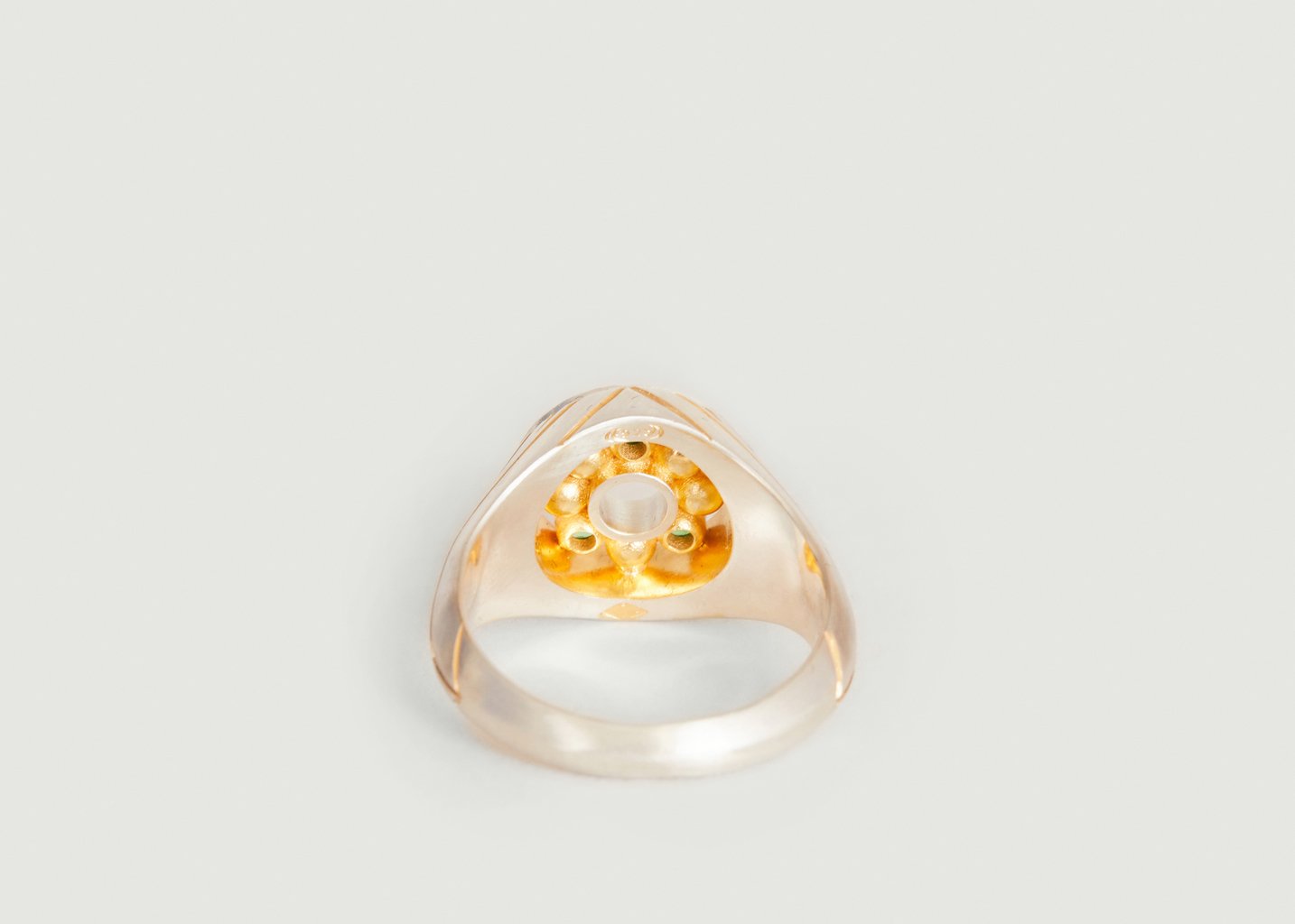 L'exception Bague Déroulement Tsavorites Argent HYQS