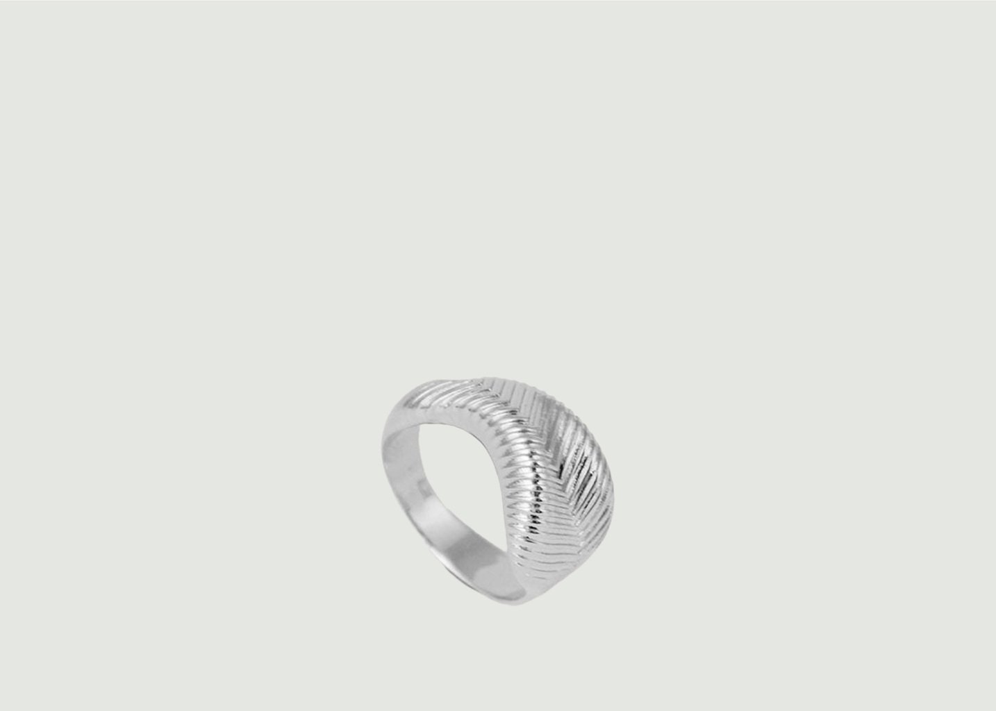 l'exception Bague Double Trouble Argent Aerea Studio